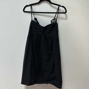 Black mini dress